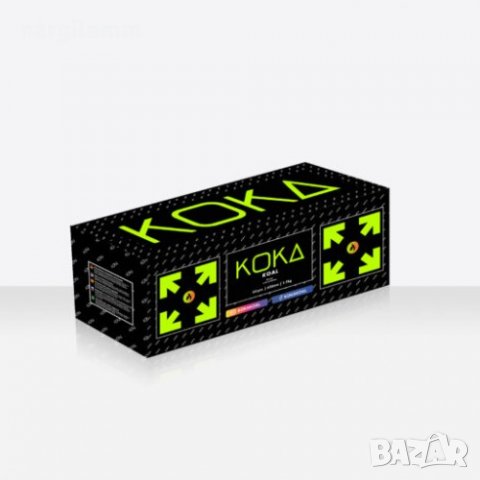 Въглени Hookain 26мм 20 х 1 кг за наргиле