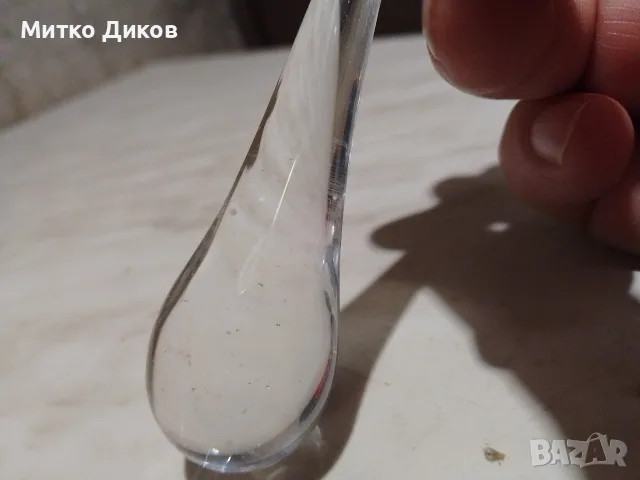 Scholer Crystal дълга сълза кристална сълзи за ваза 160 х22 мм, снимка 2 - Декорация за дома - 56180290
