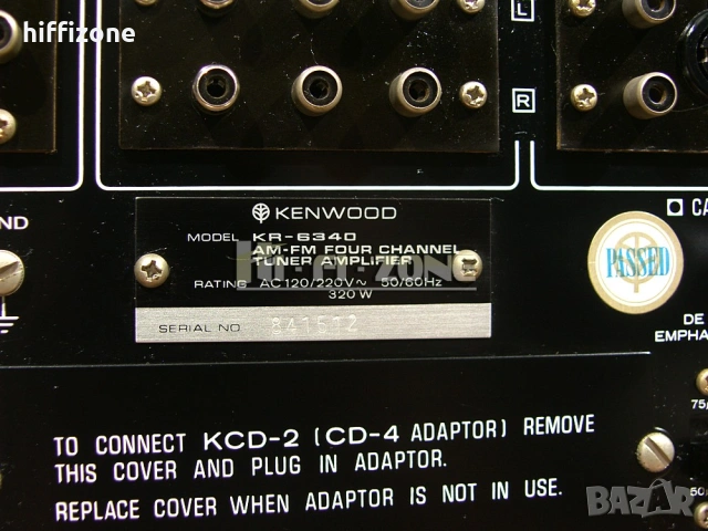 Ресивър  Kenwood kr-6340 , снимка 9 - Ресийвъри, усилватели, смесителни пултове - 54041136