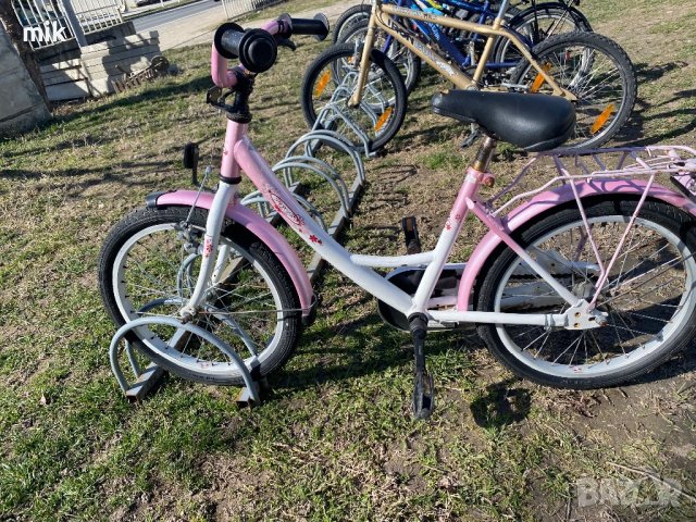 Детско розово колело 18 цола, снимка 5 - Велосипеди - 44446262