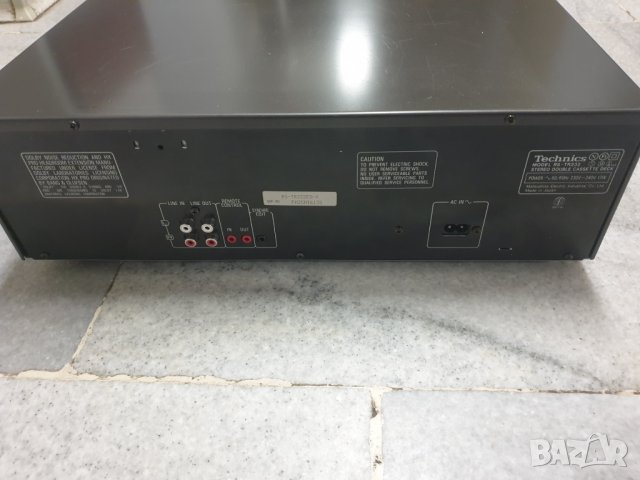 Касетен дек Technics  RS-TR232 Двукасетъчен. Всичко му работи. В много добро състояние. Страхотен зв, снимка 3 - Декове - 35175187