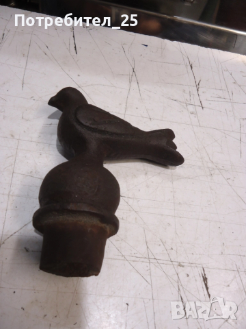 Метална отливка на птица, снимка 8 - Антикварни и старинни предмети - 52384594
