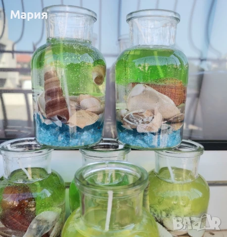 Бурканчета с гел восък 