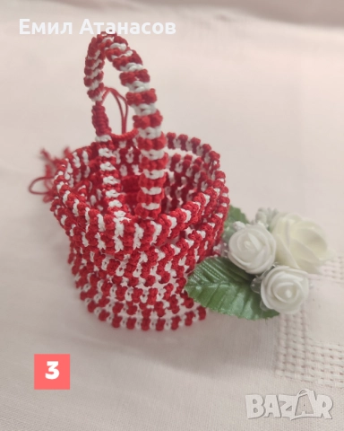 Мъжки мартеници от макраме с пристягане, снимка 3 - Други - 52041766