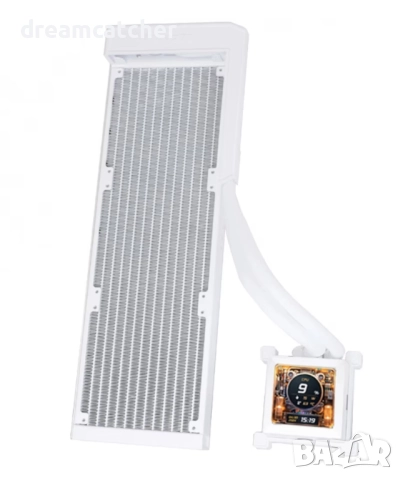 Охладител за процесор Lian Li HydroShift LCD 360 Fanless RGB - Бял, снимка 2 - Други - 52426775