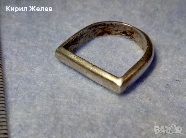 СТИЛЕН ВИНТИДЖ АРТ СРЕБЪРЕН ПРЪСТЕН СРЕБРО 925 SEZGIN ДИЗАЙНЕРСКА РЪЧНА ИЗРАБОТКА 48750, снимка 2 - Пръстени - 50542242