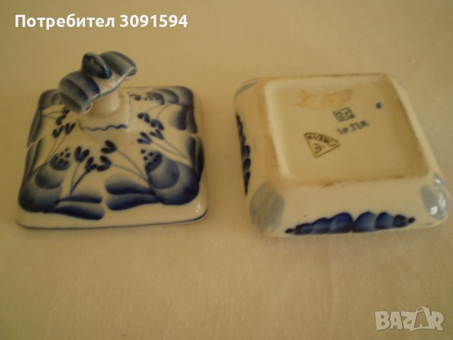 Порцелан кутия за бижута  ГЖЕЛЪ, снимка 8 - Колекции - 36685902