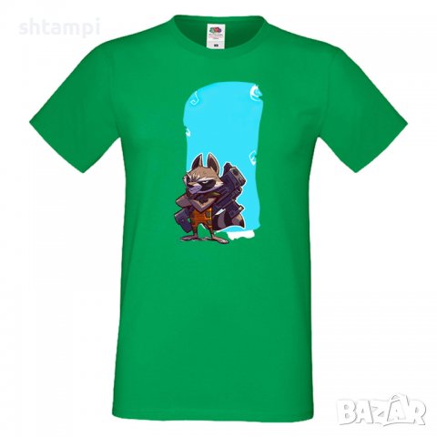 Мъжка тениска Marvel Rocket Racoon 1  Игра,Изненада,Подарък,Геймър,, снимка 14 - Тениски - 36790725