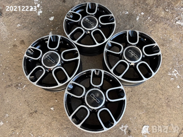 4 броя алуминиеви джанти за Fiat 500 15, снимка 7 - Гуми и джанти - 53131743