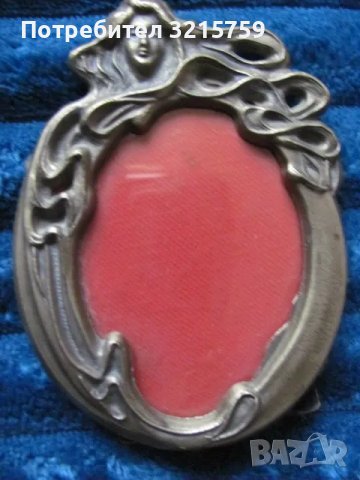 Арт деко бронзова рамка за снимки, 10х7см., снимка 1