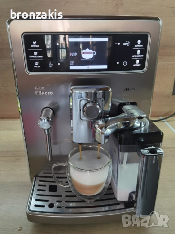 Saeco Xelsis inoks  - внос от Австрия ,  на малко продукти , пълен комплект и консумативи., снимка 7 - Кафемашини - 52527805
