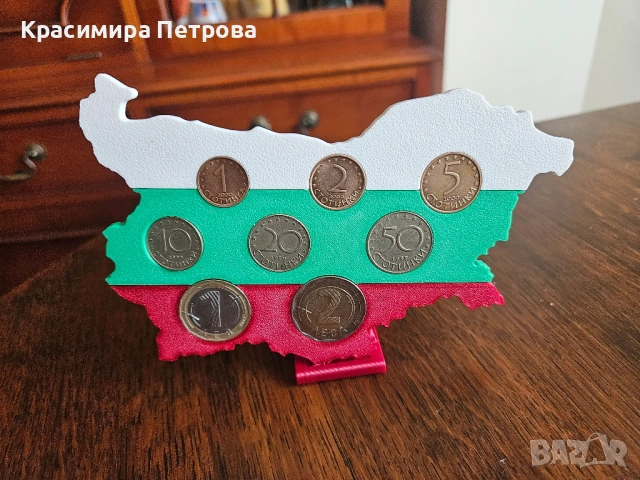 Поставка/класьор за монети ”Да запазим българския ЛЕВ” 