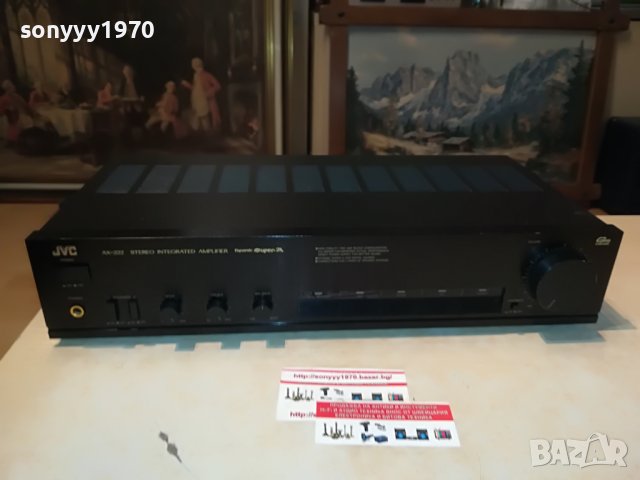 JVC AX-222BK STEREO AMPLIFIER-MADE IN JAPAN 0707221235, снимка 2 - Ресийвъри, усилватели, смесителни пултове - 37315828