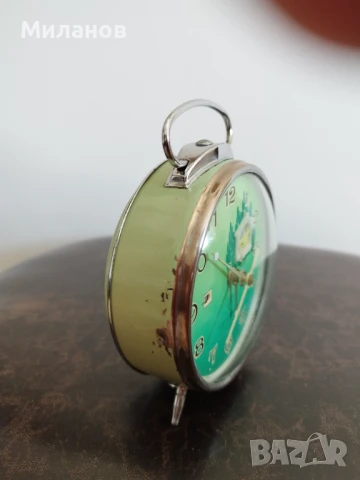 Стар анимиран будилник, настолен часовник, снимка 5 - Антикварни и старинни предмети - 50866967