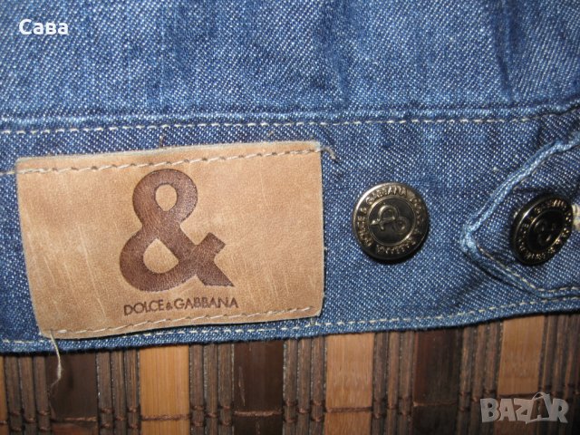 Дънково яке DOLCE&GABBANA   мъжко,М, снимка 4 - Якета - 37146911