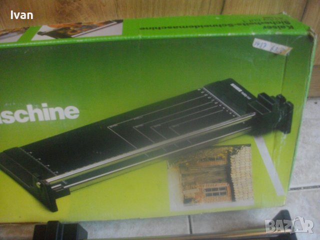 Нов Немски Ролков Нож/Гилотина/Резачка За Рязане Хартия/Табак/Снимки/Кадастрон-Старо Качество-KAISER, снимка 6 - Други инструменти - 42636805