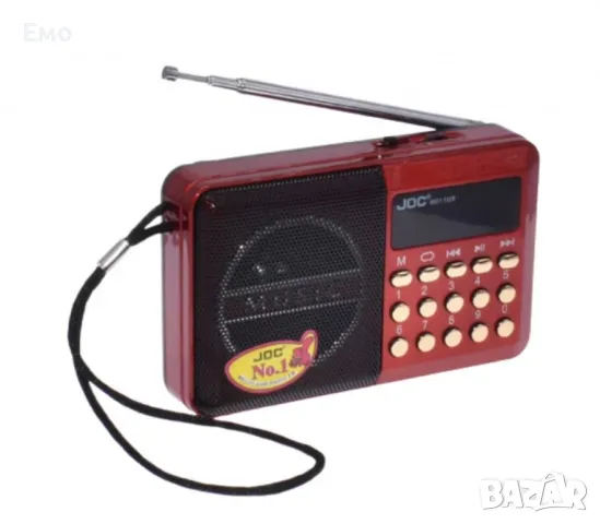 Преносимо радио JOC001 - FM 88-108 MHz - USB, microSD - Гаранция 12 Месеца , снимка 3 - Радиокасетофони, транзистори - 48395488