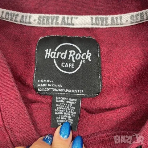 Hard Rock Cafe дамска блуза размер XS, снимка 2 - Блузи с дълъг ръкав и пуловери - 47802604