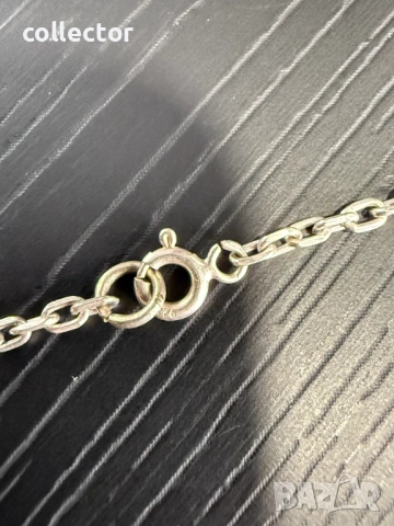 Сребърен комплект - синджир с кръст. №8072, снимка 5 - Антикварни и старинни предмети - 54062587