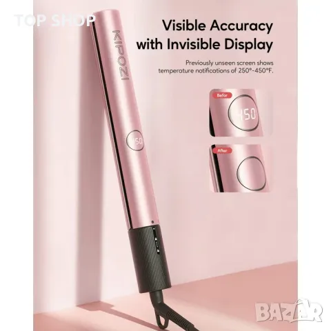 KIPOZI 2 в 1 Преса за коса и маша, снимка 3 - Преси за коса - 49157095