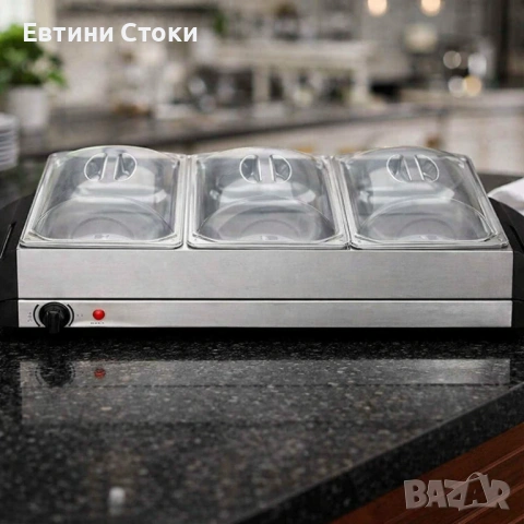 Компактен 2-в-1 електрически нагревател за бюфет, снимка 5 - Други - 54008252