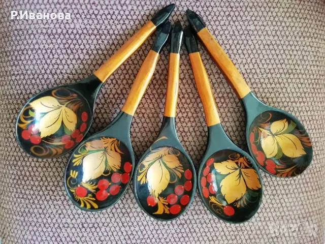 Колекция дървени лъжици, снимка 3 - Колекции - 56244331
