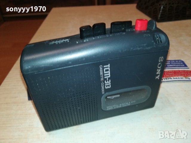 SONY TCM-313 ВНОС FRANCE 0409231130, снимка 11 - Радиокасетофони, транзистори - 42073102