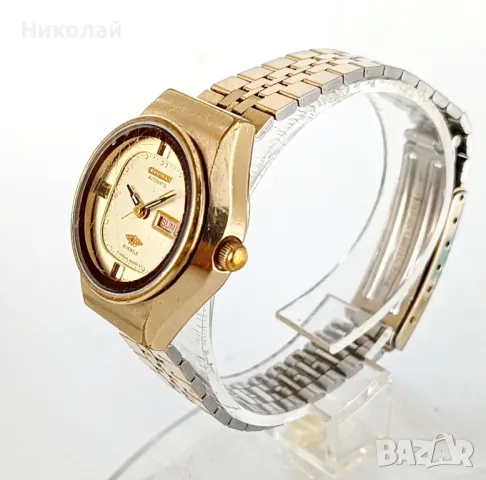 CITIZEN automatic -оригинален дамски часовник, с възможност и за ръчно навиване, снимка 4 - Дамски - 48439470