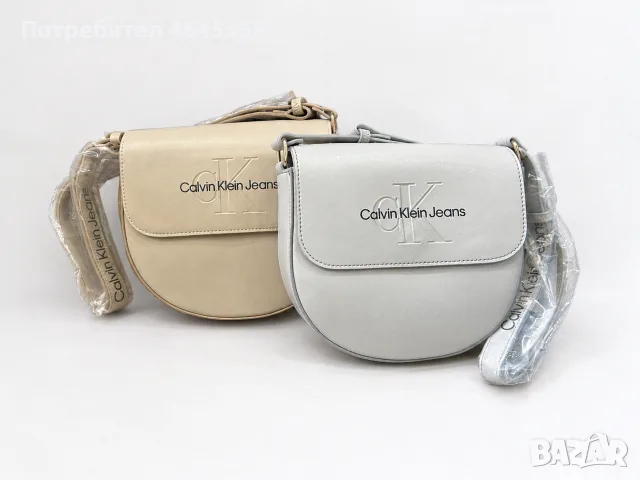 Кожени чанти Calvin Klein 