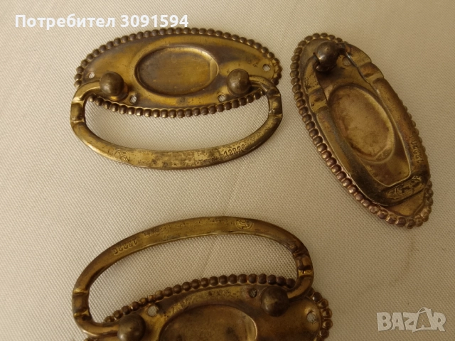 Арт Деко Комплект дръжки за чекмеджета , снимка 6 - Антикварни и старинни предмети - 51695121