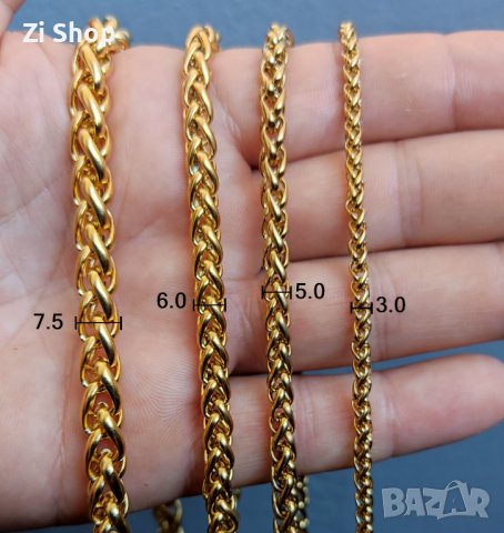 Синджир златен ланец златна верижка модел: 2,  18К, снимка 1 - Колиета, медальони, синджири - 27599414