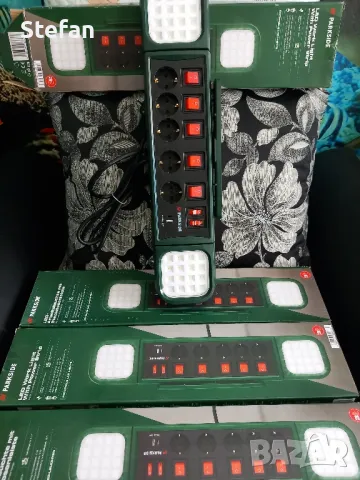 Разклонител с LED лампи PARKSIDE