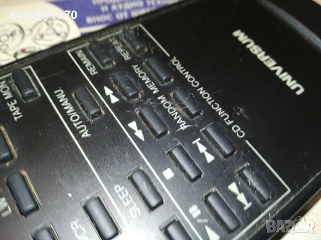 UNIVERSUM AUDIO REMOTE CONTROL-ВНОС SWISS 2709231212, снимка 15 - Ресийвъри, усилватели, смесителни пултове - 42338146