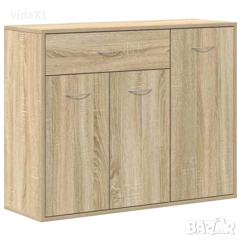 vidaXL Бюфет, дъб сонома, 88x30x70 см, инженерно дърво