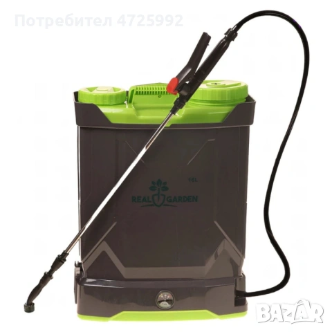 Оригинална Акумулаторна пръскачка 16L – Електрическа, 12V, снимка 3 - Градински цветя и растения - 53310805