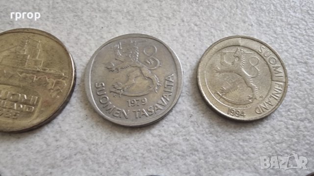 Монети. Финландия. Финланско пени и марка. 8 бройки., снимка 11 - Нумизматика и бонистика - 42361475