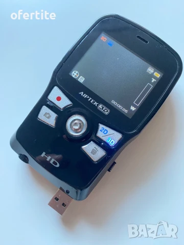 ✅ Aiptek 3D 🔝 HD Camcorder, снимка 2 - Камери - 50761216