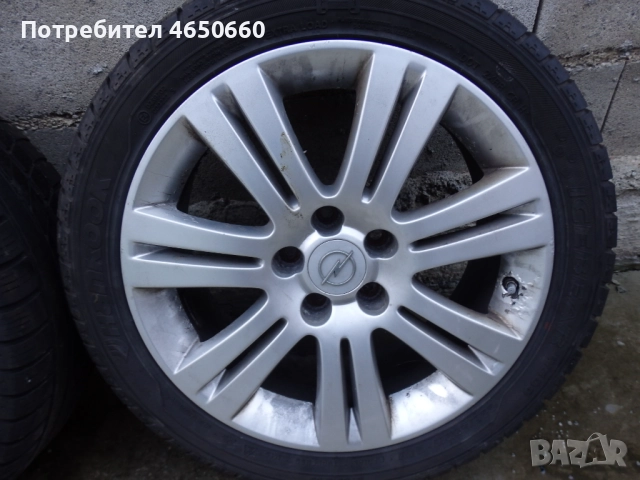 17 цолови алуминиеви джанти за Opel с датчици., снимка 5 - Гуми и джанти - 52628211