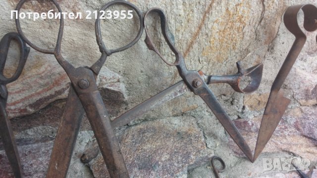 Стари ножици, снимка 8 - Антикварни и старинни предмети - 32042801