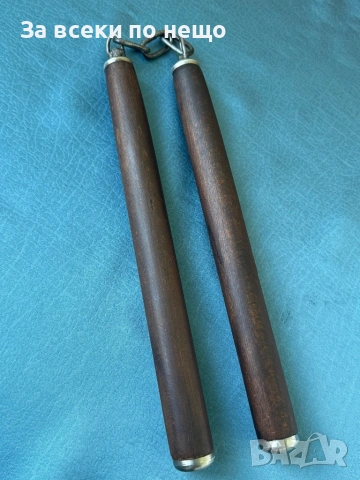 Старо дървено нунчаку, снимка 4 - Екипировка - 54308284