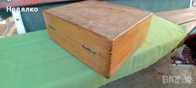 Винтидж ГДР кутия от часовникарски струг, снимка 3 - Антикварни и старинни предмети - 48043336