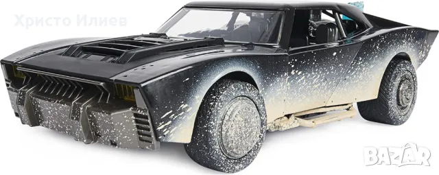 DC The BATMAN Батмобил със звукови и светелинни ефекти и фигура Батман Селина Кайл и Пингвина 10см, снимка 9 - Коли, камиони, мотори, писти - 49918771