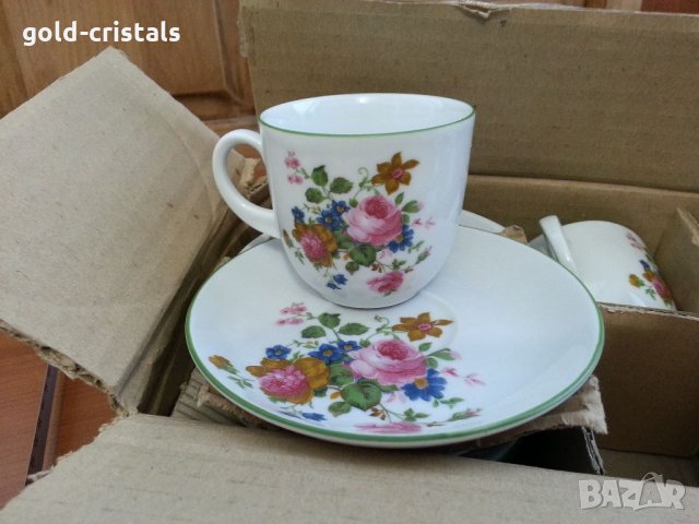 Стар български порцелан чаши за кафе 