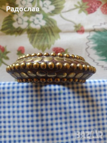 дървена гривна с обков, снимка 3 - Гривни - 38487220