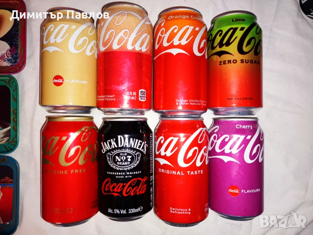 Кока Кола/Coca Cola артикули-чаши,кутии,кенчета,алуминиеви бутилки, снимка 5 - Колекции - 35381347
