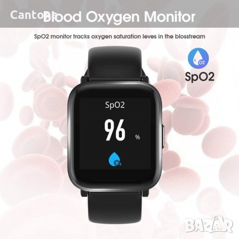 Smartwatch CS201, IP68, спортни ​режими, пулс, сън, SpO2, за Android iPhone, снимка 2 - Смарт гривни - 35653104