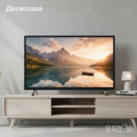 Телевизор SUNNY 32 HD – 32" LED телевизор с DVB-T2/C/S2 тунер, HD Ready, черен, снимка 2 - Телевизори - 53021485