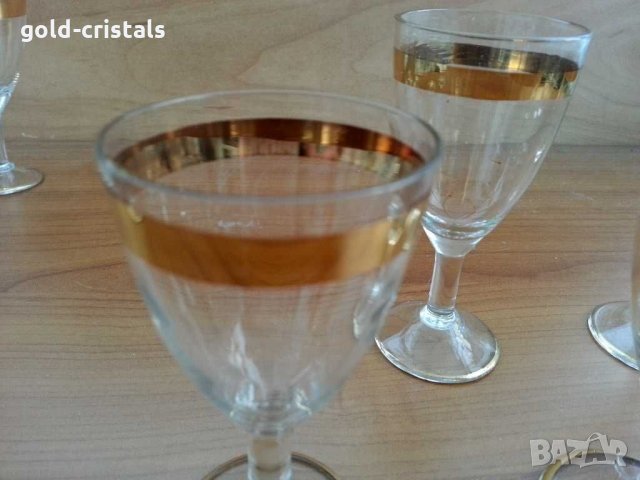 Ретро чашки с златен кант, снимка 7 - Антикварни и старинни предмети - 29292197