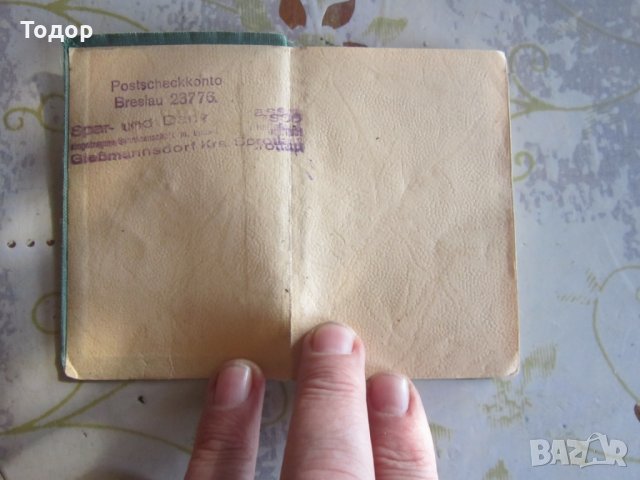 Немски джобен календар 3 Райх 1944 с детелина , снимка 2 - Колекции - 32078625