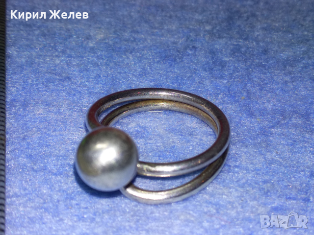 СТИЛЕН ВИНТИДЖ АРТ СРЕБЪРЕН ПРЪСТЕН СРЕБРО 925 РЪЧНА БИЖУТЕРСКА ИЗРАБОТКА 43766, снимка 12 - Пръстени - 44690808
